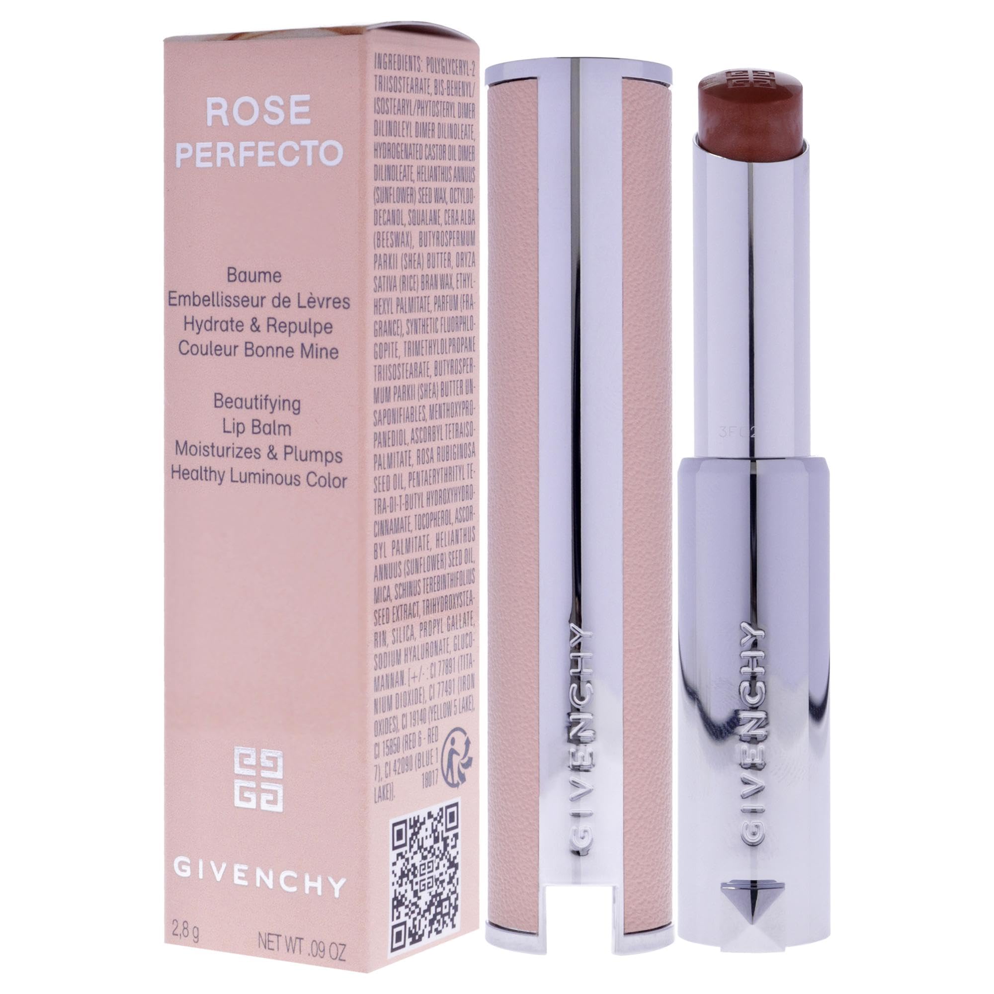 Foto 5 pulgar | Bálsamo Labial Givenchy Rose Perfecto Plumping N302 Warm Maple - Venta Internacional.