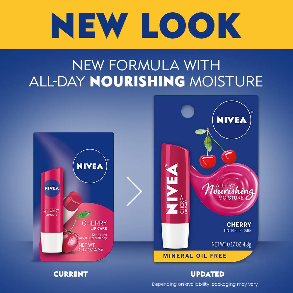 Foto 3 pulgar | Barra Para El Cuidado De Labios Nivea Cherry Tinted Red, 5 Ml (paquete De 6) - Venta Internacional.