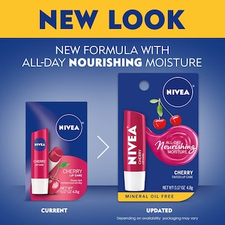 Foto 2 | Barra Para El Cuidado De Labios Nivea Cherry Tinted Red, 5 Ml (paquete De 6) - Venta Internacional.