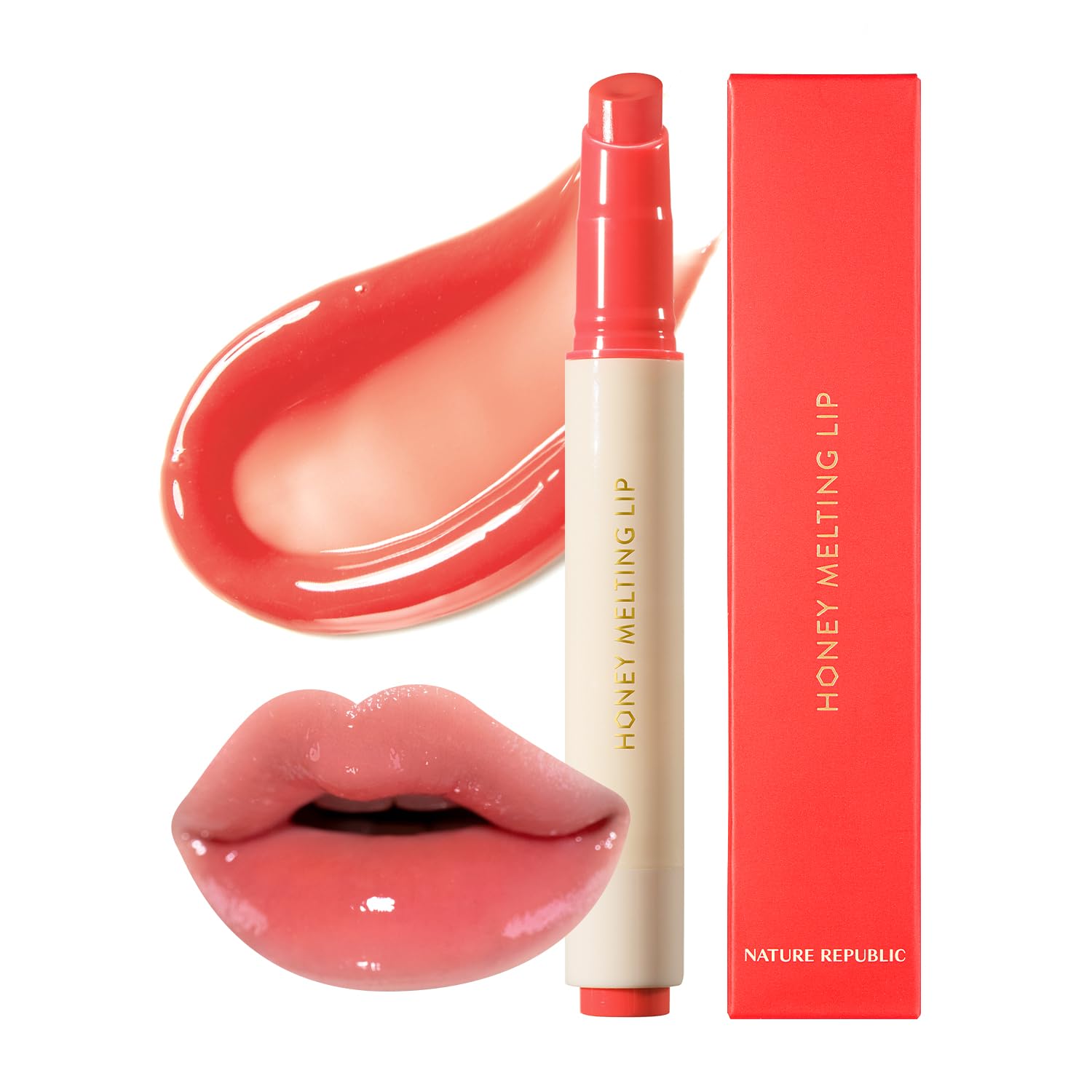 Foto 2 pulgar | Lip Plumper Nature Republic Honey Melting Lip 6-10 Melocotón - Venta Internacional.