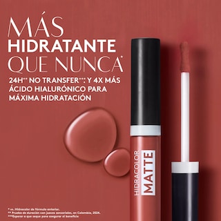 Foto 3 | Labial Líquido Hidrocolor Matte Nude Cálido Èsika 6ml