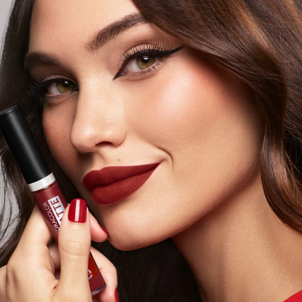 Foto 4 | Labial Líquido Hidracolor Matte - Pimienta Caliente Ésika 6ml