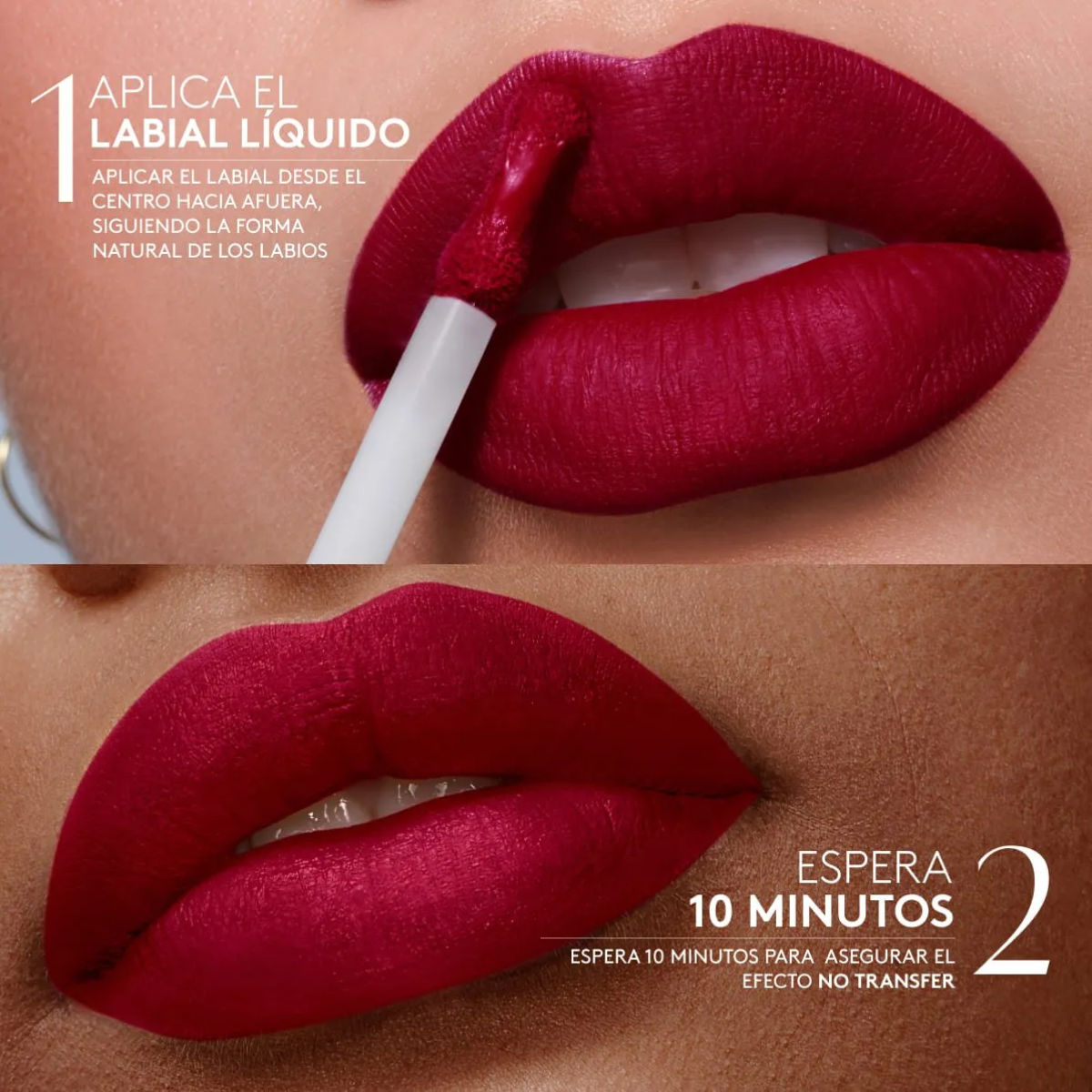 Foto 6 pulgar | Labial Líquido Hidracolor Matte - Pimienta Caliente Ésika 6ml