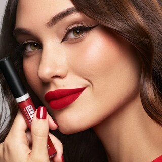 Foto 4 | Labial Líquido Hidracolor Matte - Rojo Carmín Ésika 6ml