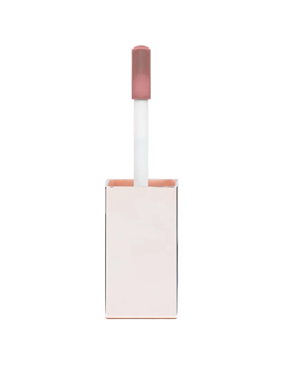 Foto 3 pulgar | Labial Liquido Brillante Gris Rosa/gloss