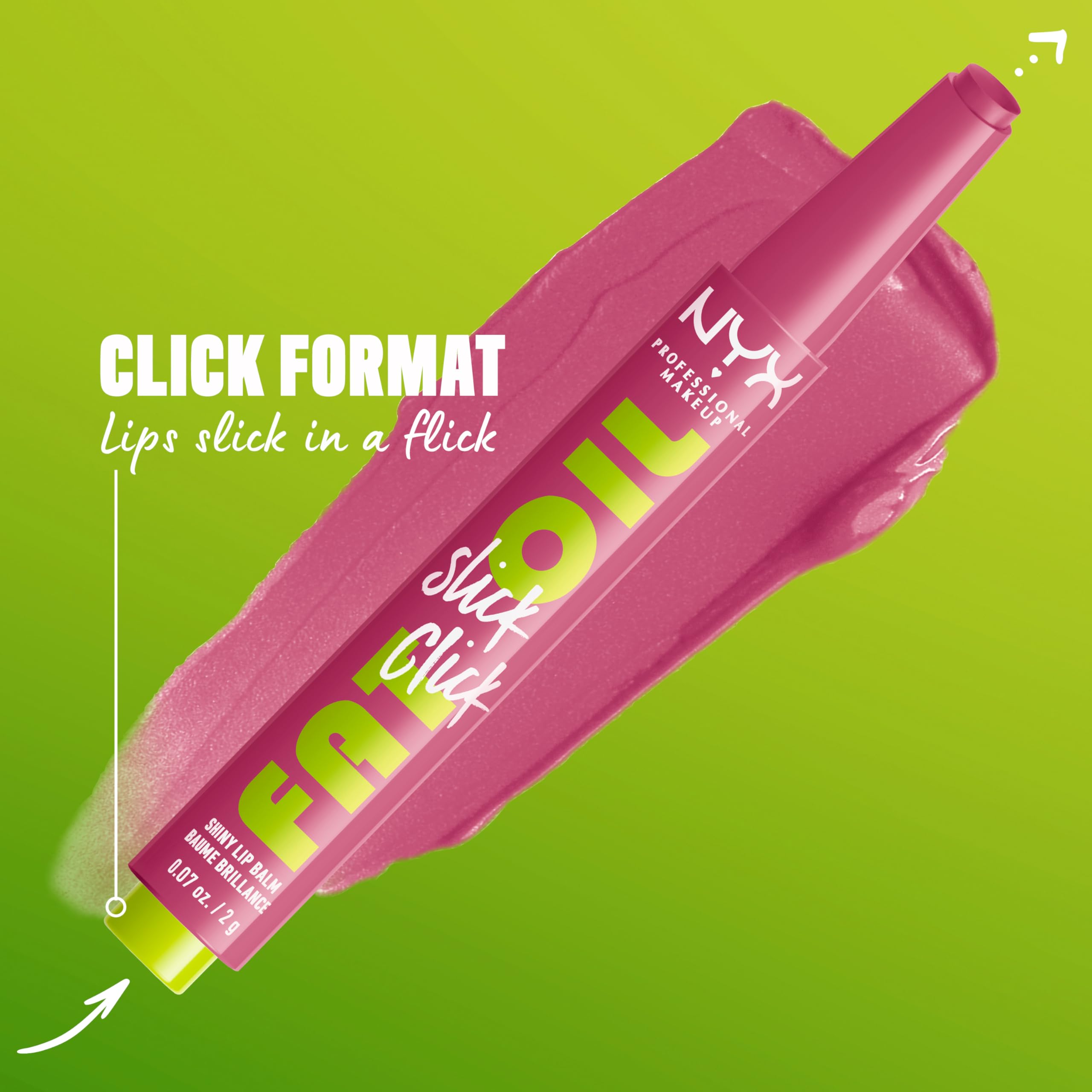 Foto 5 pulgar | Bálsamo Labial Nyx Professional Makeup Fat Oil Slick Click Vegan - Venta Internacional.
