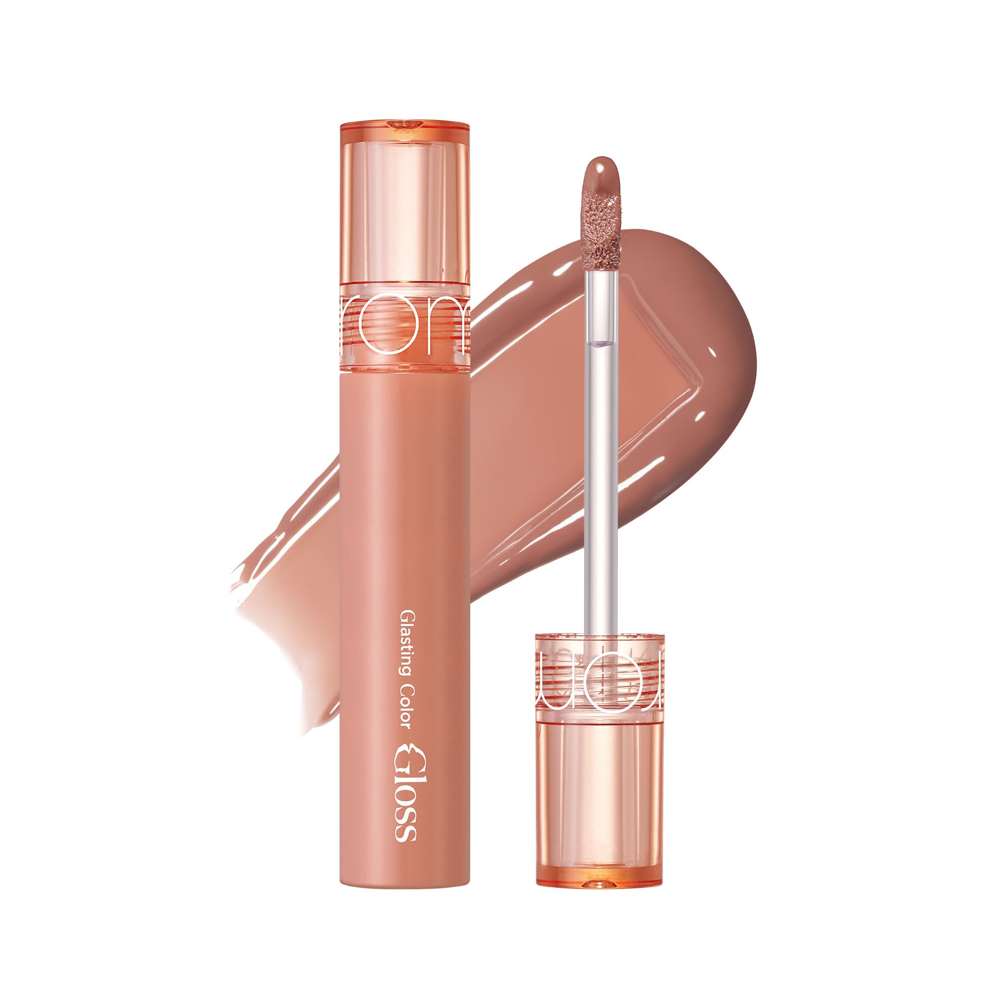 Brillo De Labios Rom&nd Glasting Color 02 Nutty Vague Plumping Kbeauty - Venta Internacional.
