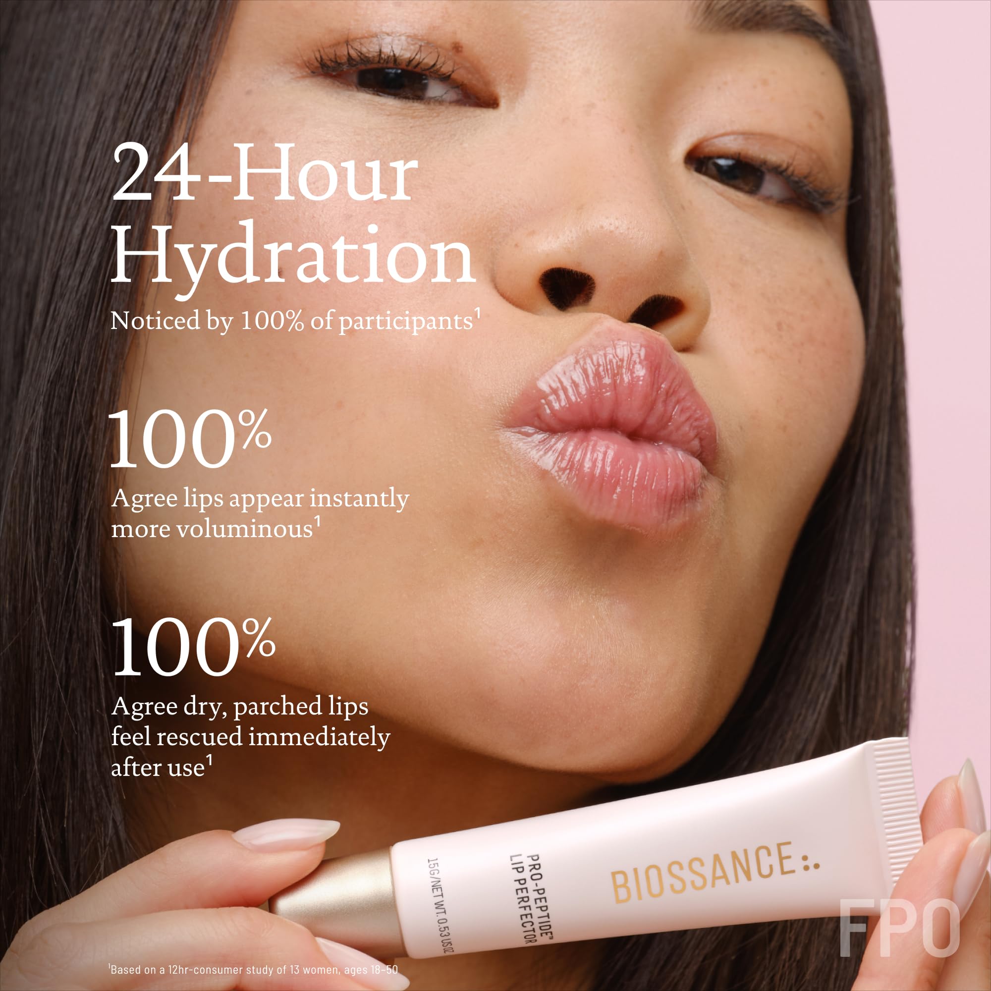 Foto 5 pulgar | Bálsamo Labial Biossance Pro-peptide Lip Perfector H2glow Clear - Venta Internacional.