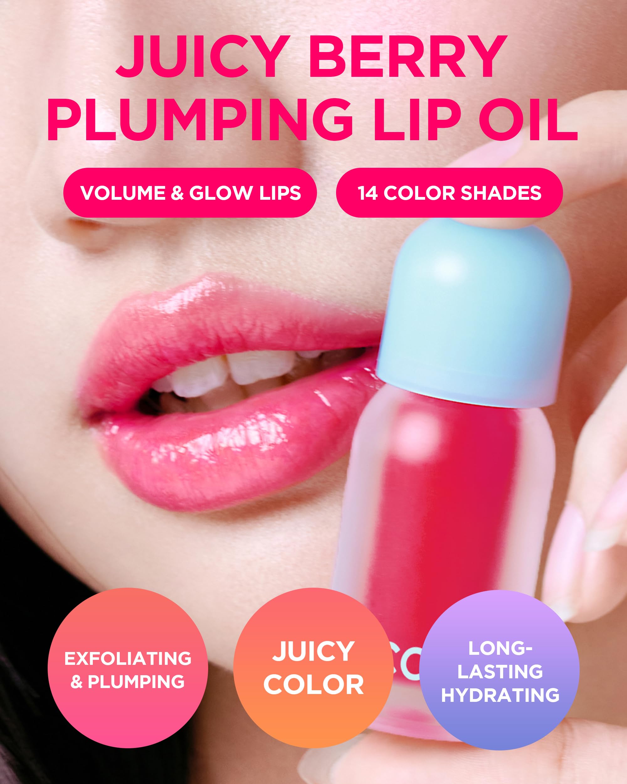Foto 2 | Aceite Labial Tocobo Juicy Berry Plumping 03 Black Cherry Vegan - Venta Internacional.