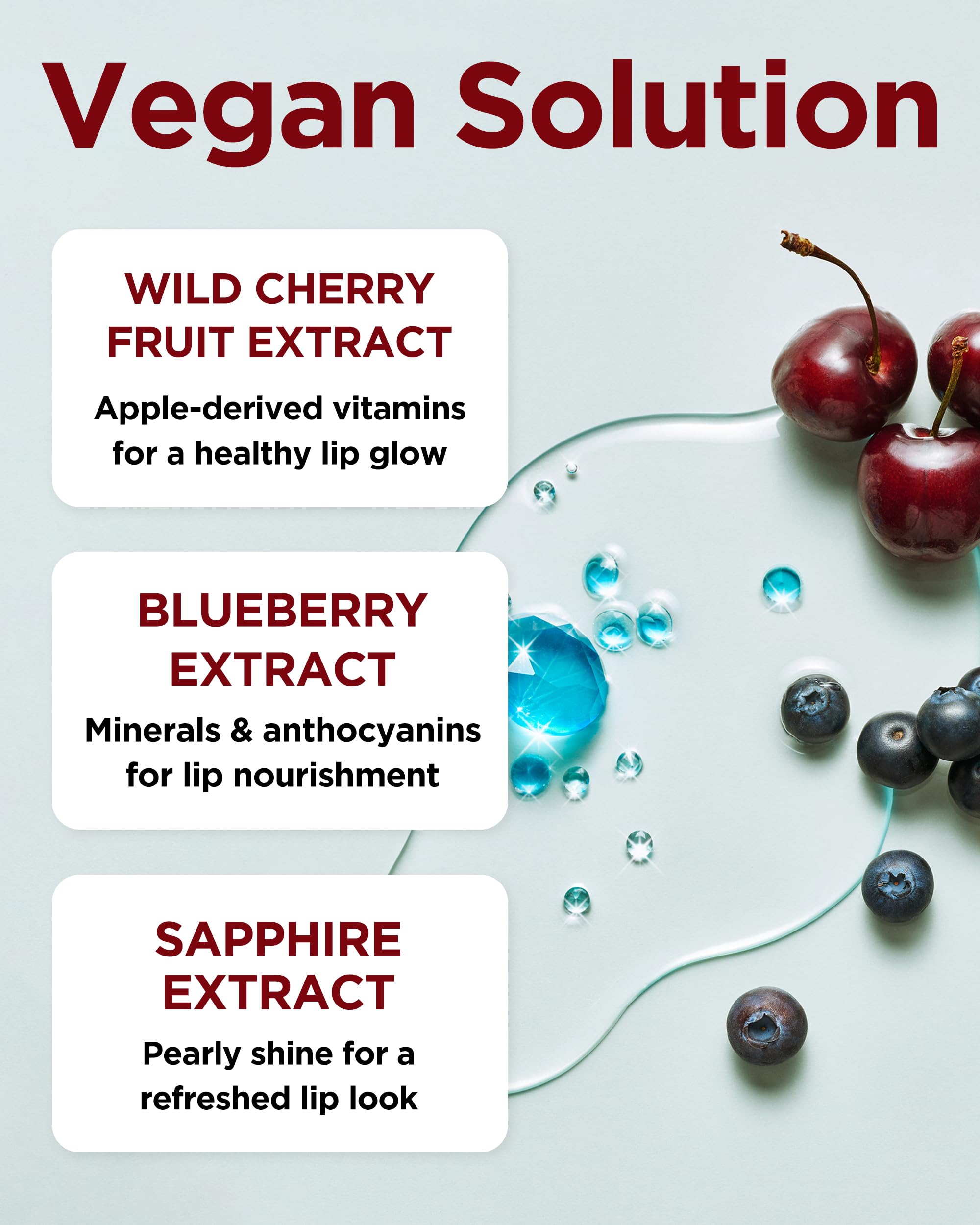 Foto 7 | Aceite Labial Tocobo Juicy Berry Plumping 03 Black Cherry Vegan - Venta Internacional.