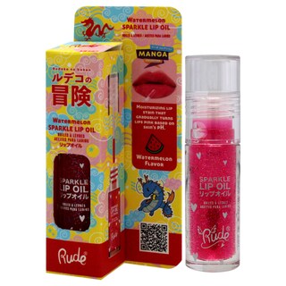Foto 3 | Aceite Labial Rude Cosmetics Manga Sparkle Sandía, 5 Ml - Venta Internacional.