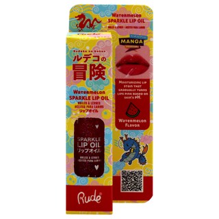 Foto 5 | Aceite Labial Rude Cosmetics Manga Sparkle Sandía, 5 Ml - Venta Internacional.