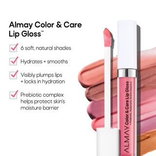 Foto 3 | Brillo De Labios Almay Color & Care Hydrating 200 Rose Glow 3 Ml - Venta Internacional.