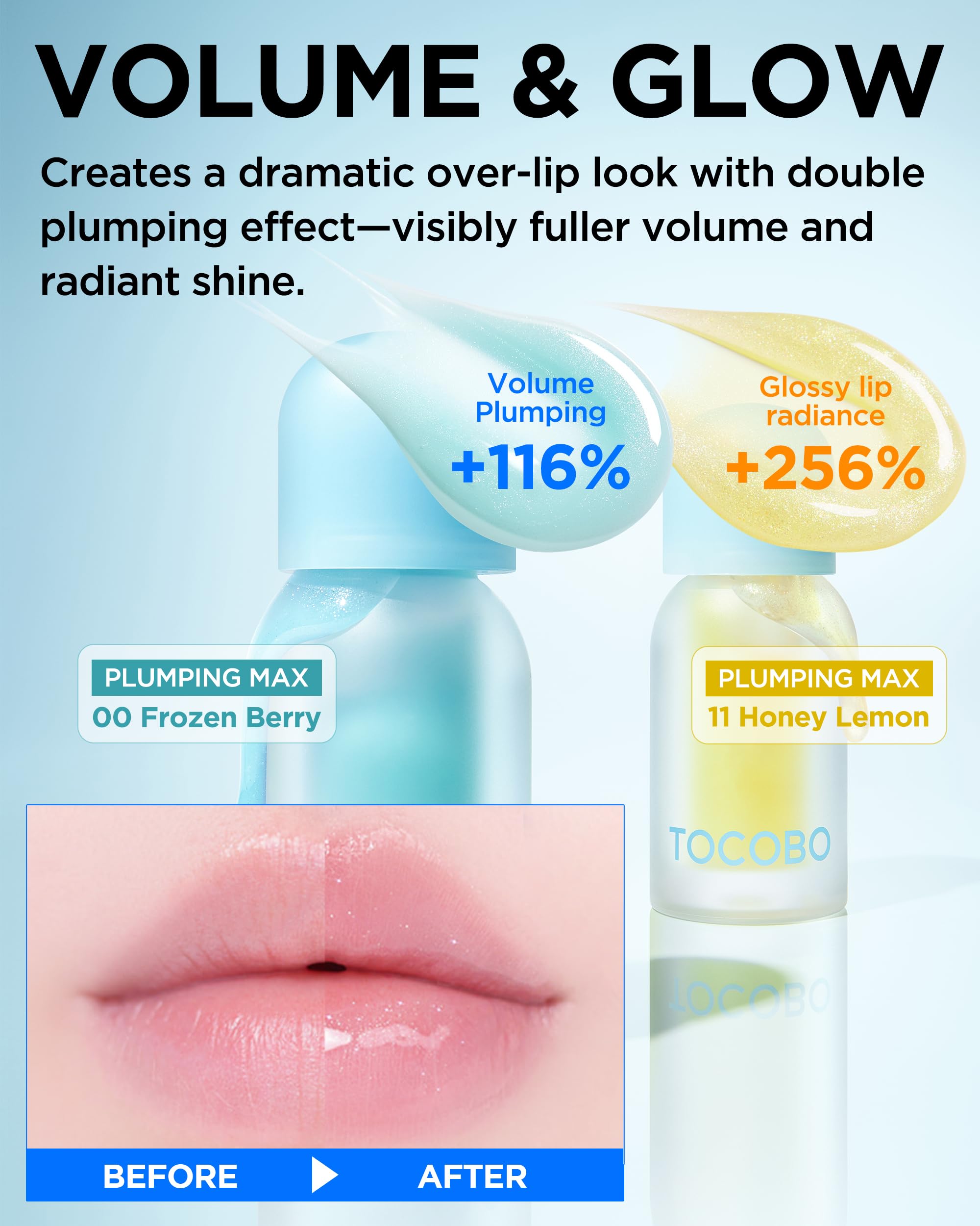 Foto 6 pulgar | Aceite Labial Tocobo Juicy Berry Plumping Glam Max 00 Frozen Berry - Venta Internacional.