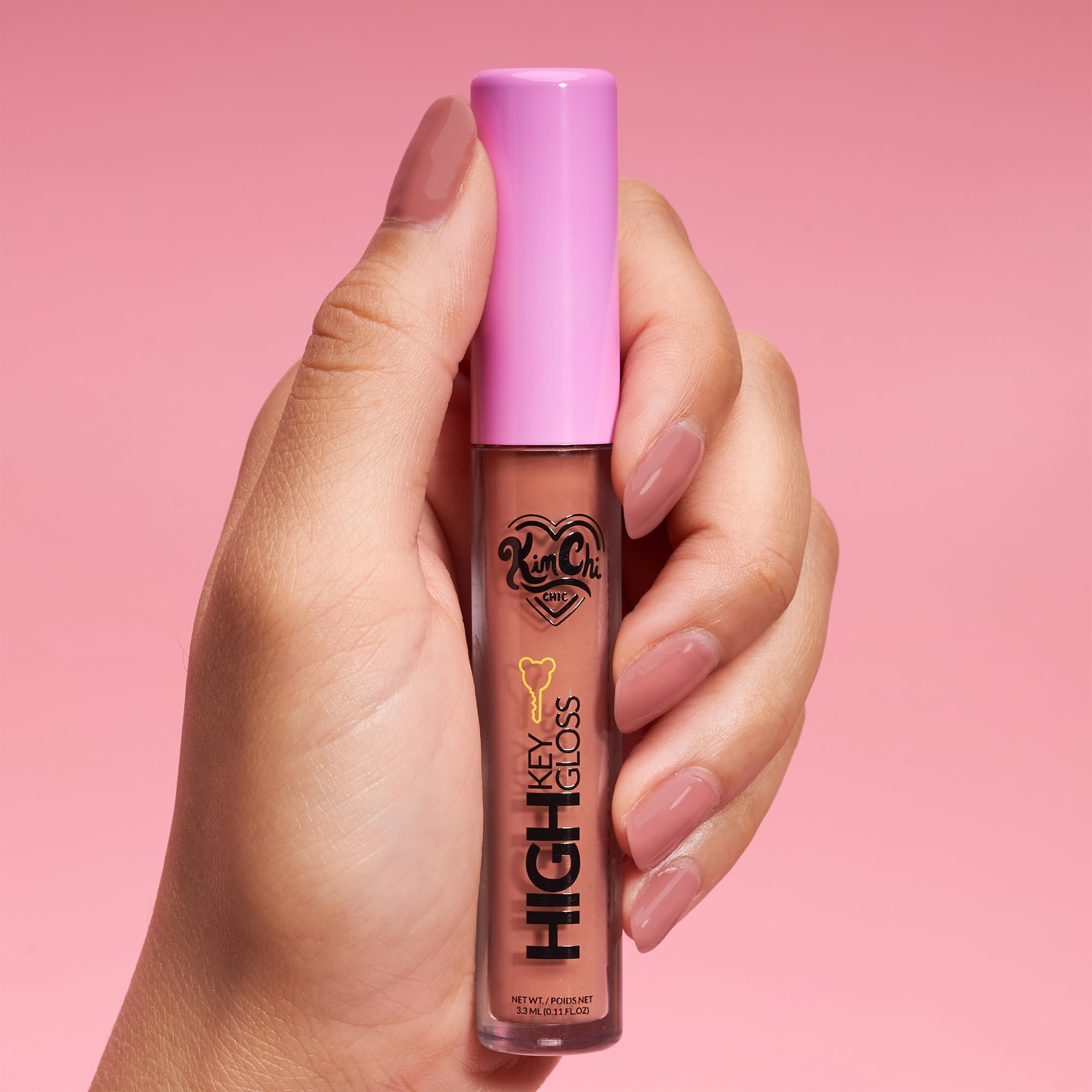 Foto 5 pulgar | Brillo De Labios Kimchi Chic High Key Gloss 06 Natural, 3,5 Ml - Venta Internacional.