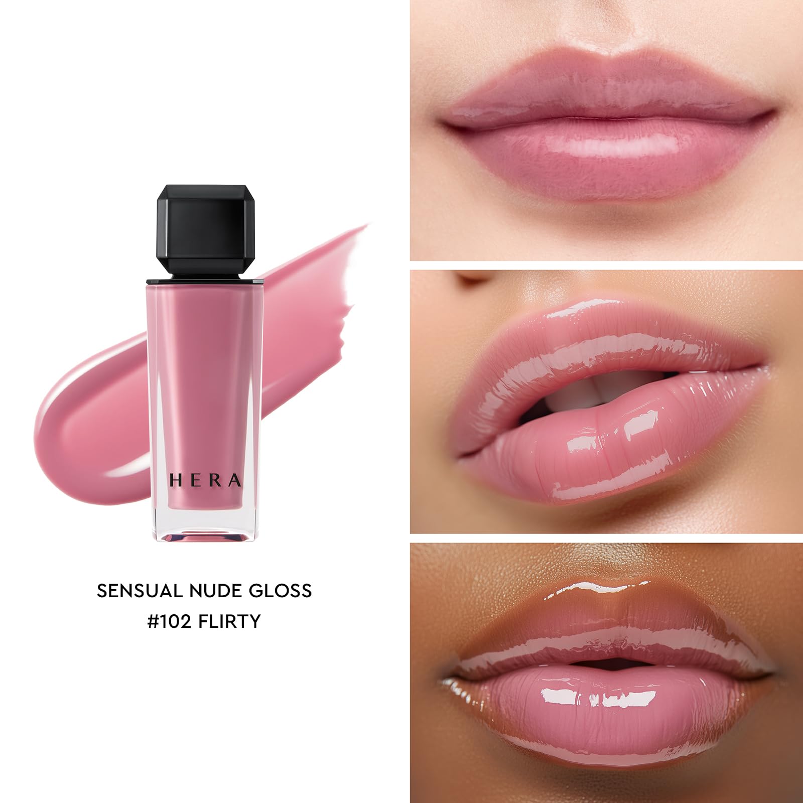 Foto 7 | Brillo De Labios Hera Sensual Nude #102 Flirty Voluminizing 5 Ml - Venta Internacional.