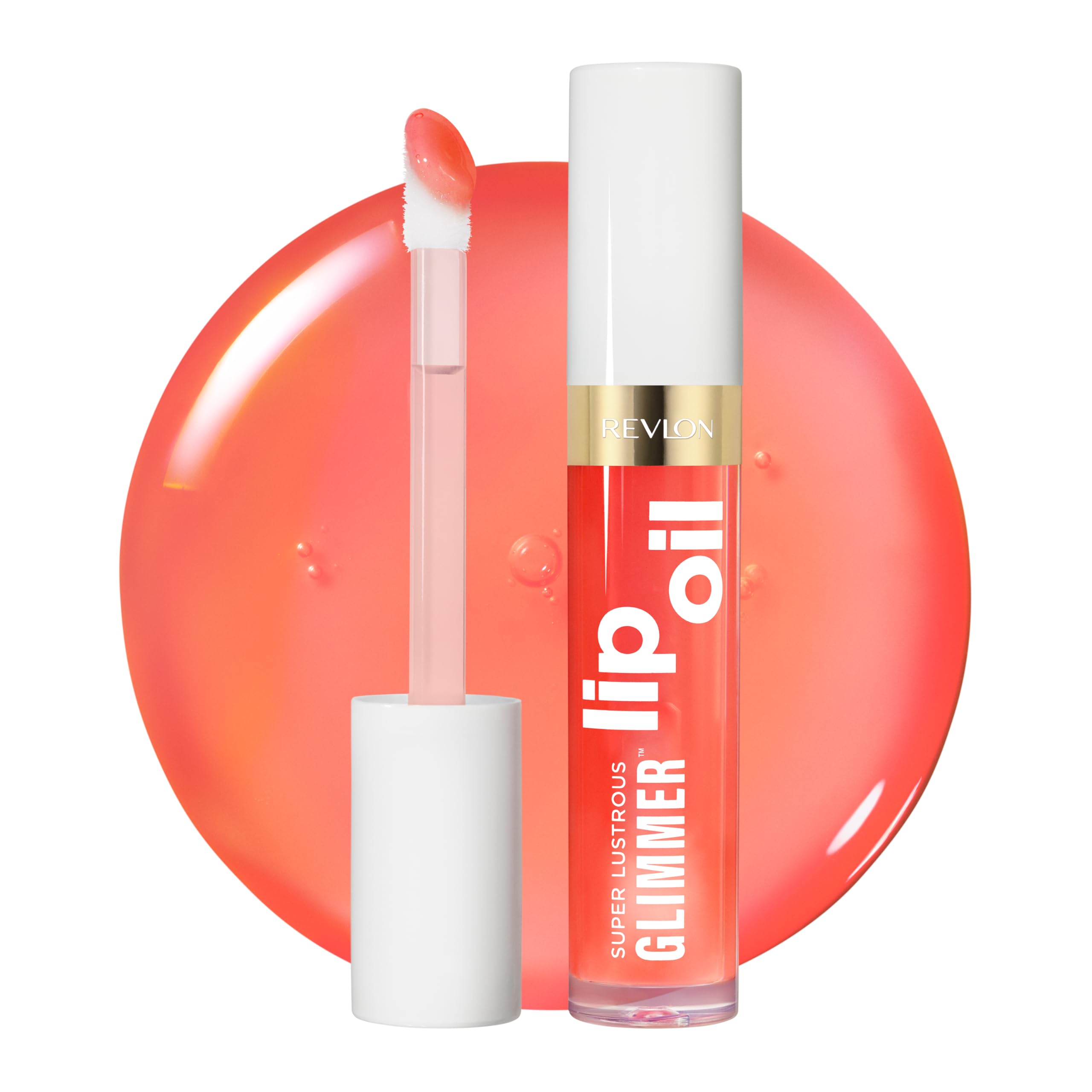 Aceite Labial Revlon Super Lustrous Glimmer 002 Miss Coral, 4 Ml - Venta Internacional.