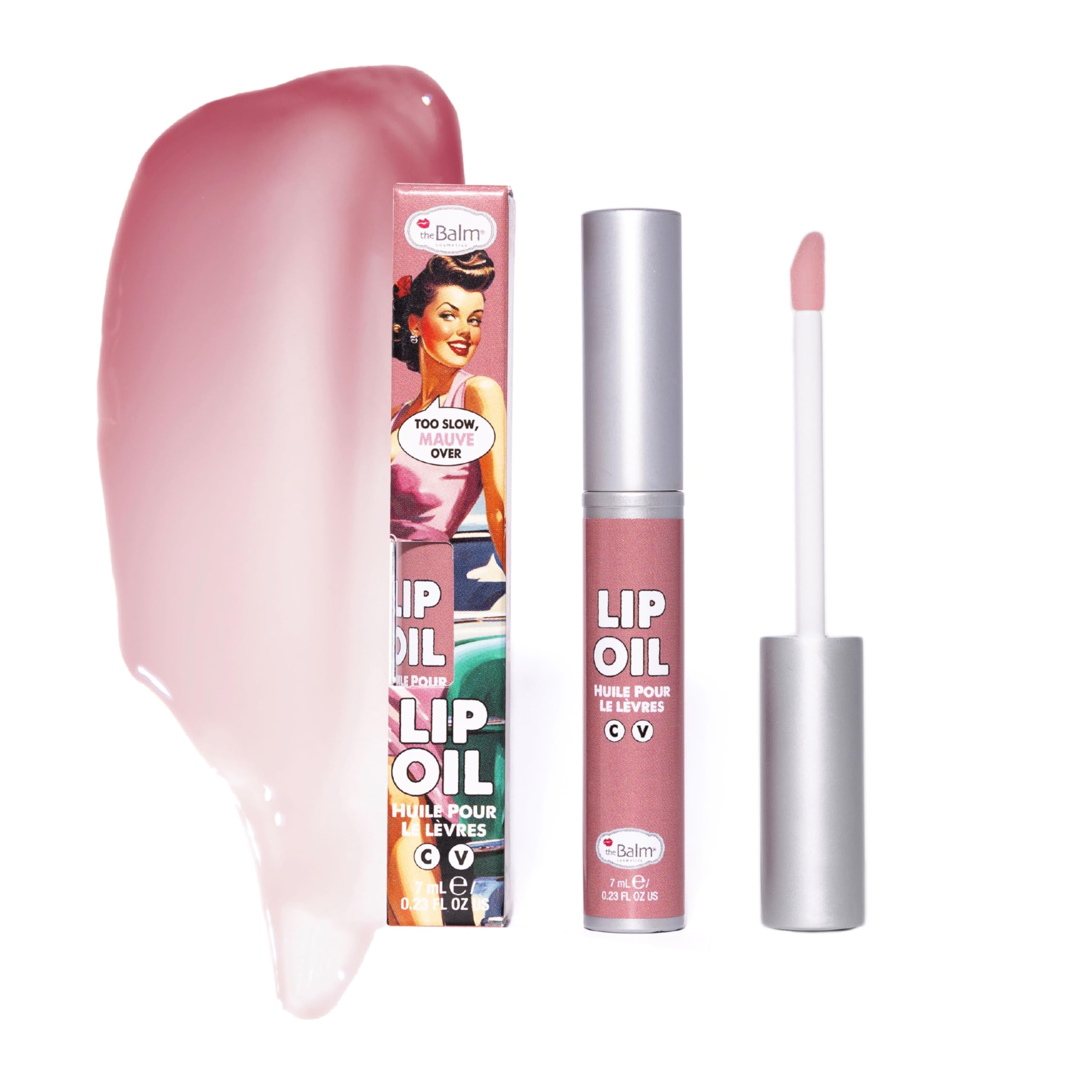 Aceite Labial Thebalm Too Slow Mauve Over Hidratante High Brillo - Venta Internacional.