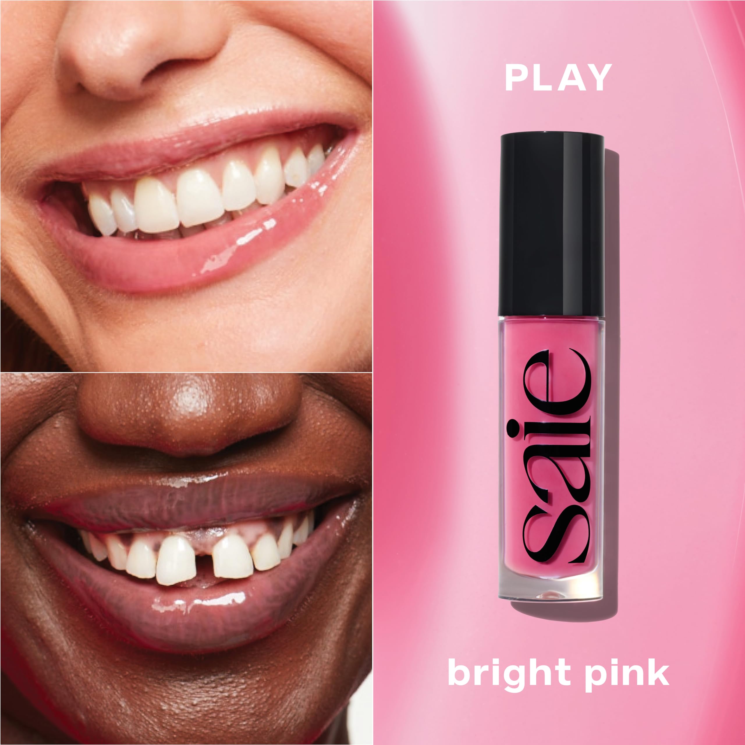 Foto 4 pulgar | Brillo De Labios Y Aceite Labial Teñido Hybrid Saie Glossybounce Play - Venta Internacional.
