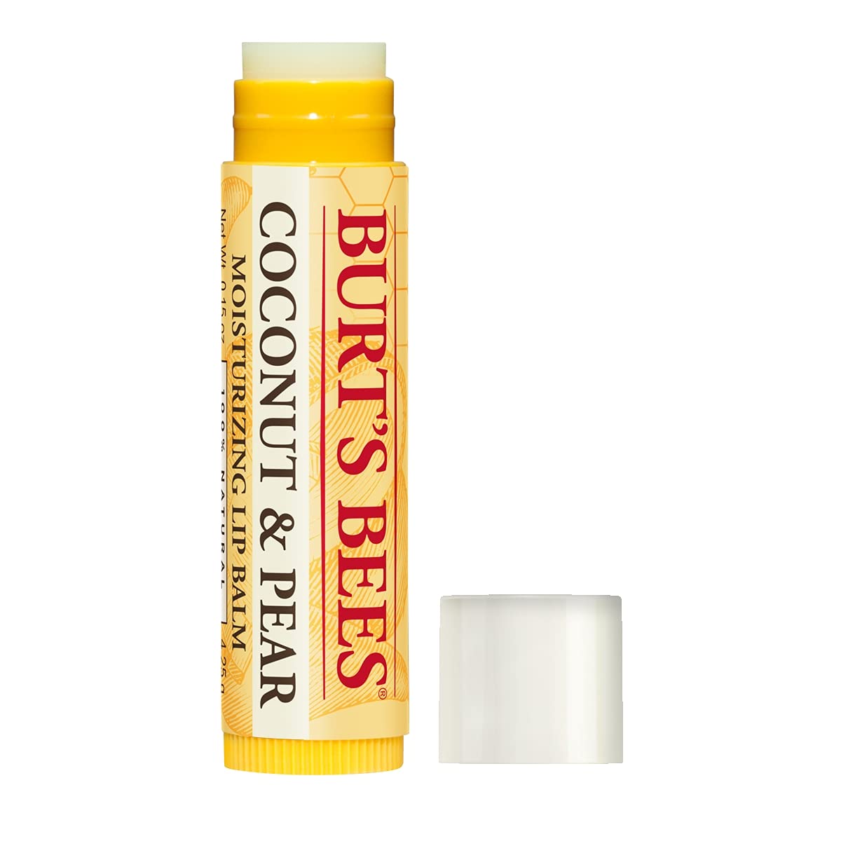 Foto 3 pulgar | Bálsamo Labial Burt's Bees Coconut & Pear 100% Natural X4 - Venta Internacional.