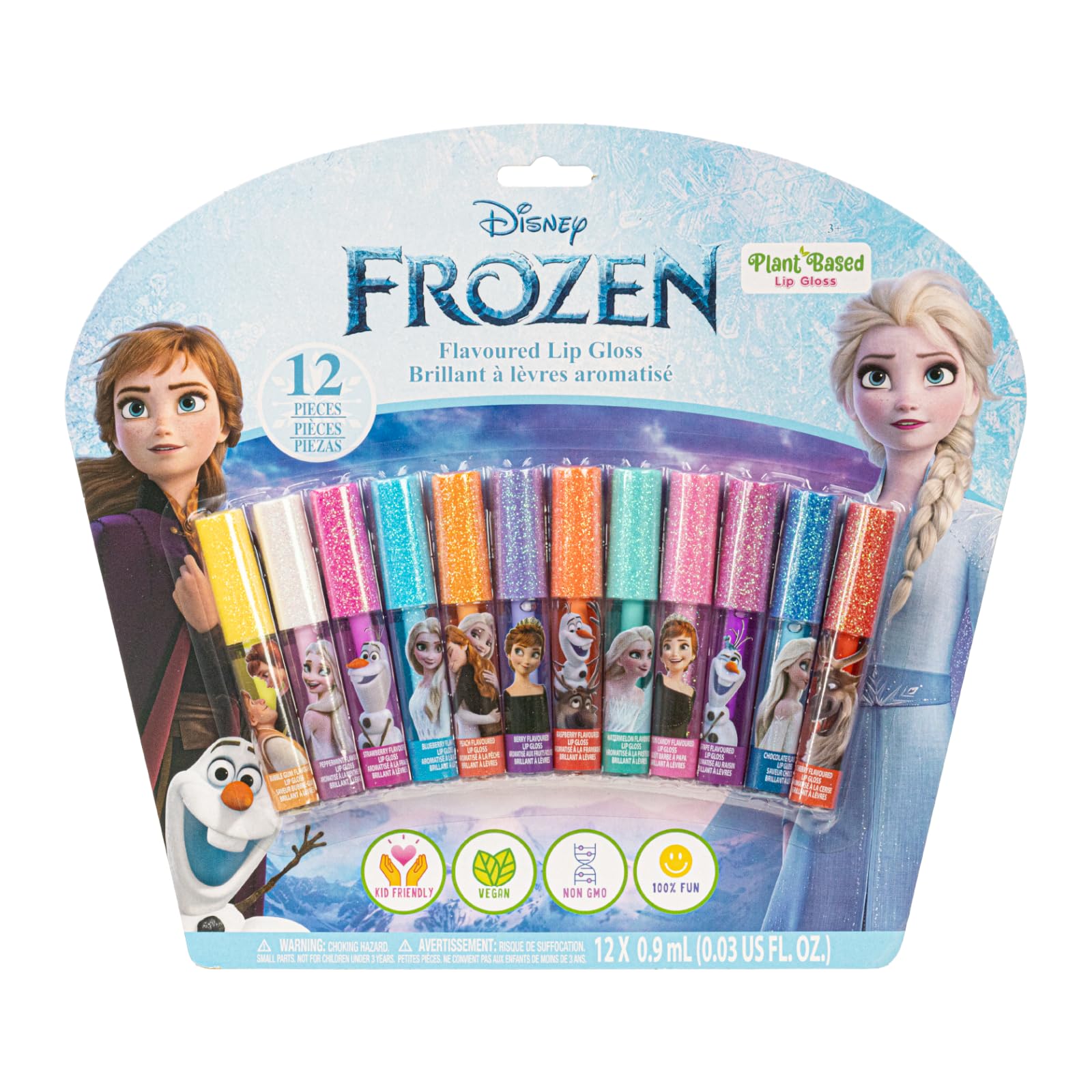 Foto 2 pulgar | Set De Brillo Labial Townley Girl Disney Frozen 12 Piezas - Venta Internacional.