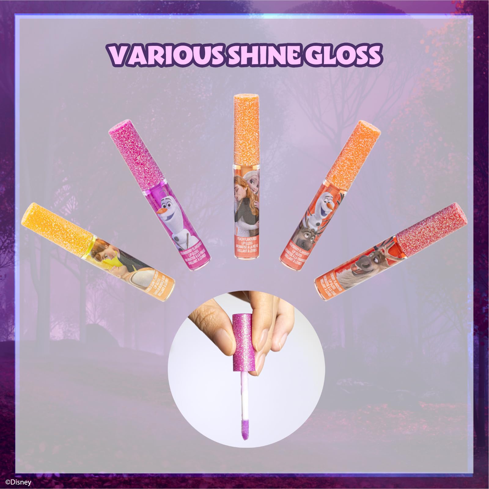 Foto 7 pulgar | Set De Brillo Labial Townley Girl Disney Frozen 12 Piezas - Venta Internacional.