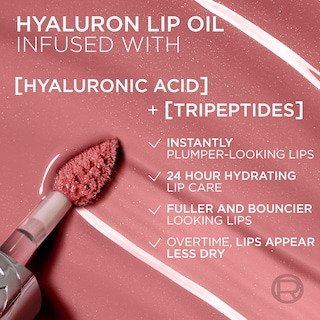 Foto 6 | Aceite Labial L'oreal Paris Plump Ambition Hyaluron 5 Ml Milky Nu 201 - Venta Internacional.