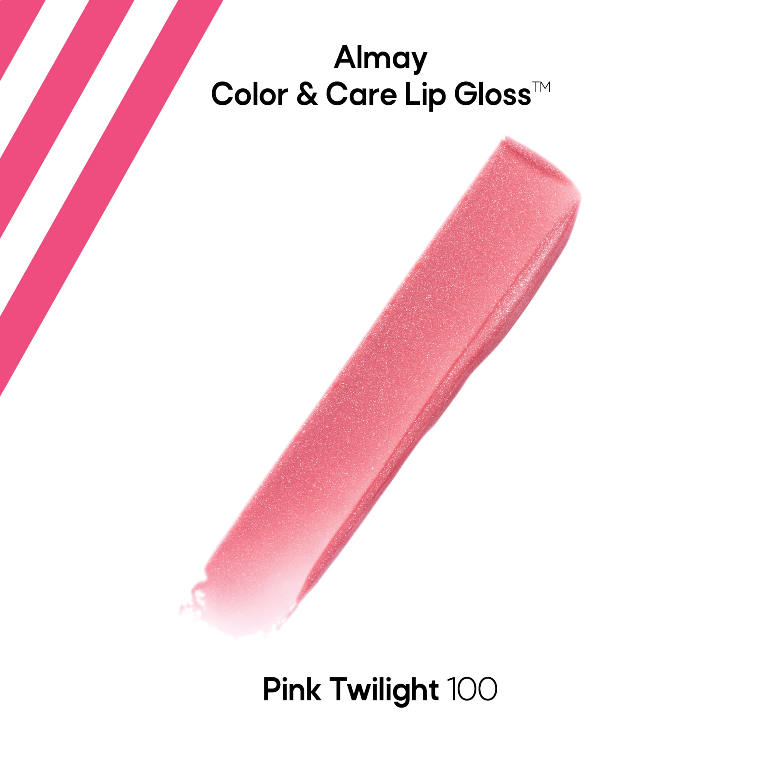 Foto 3 pulgar | Brillo De Labios Almay Color & Care Hydrating 100 Pink Twilight  3 Ml - Venta Internacional.