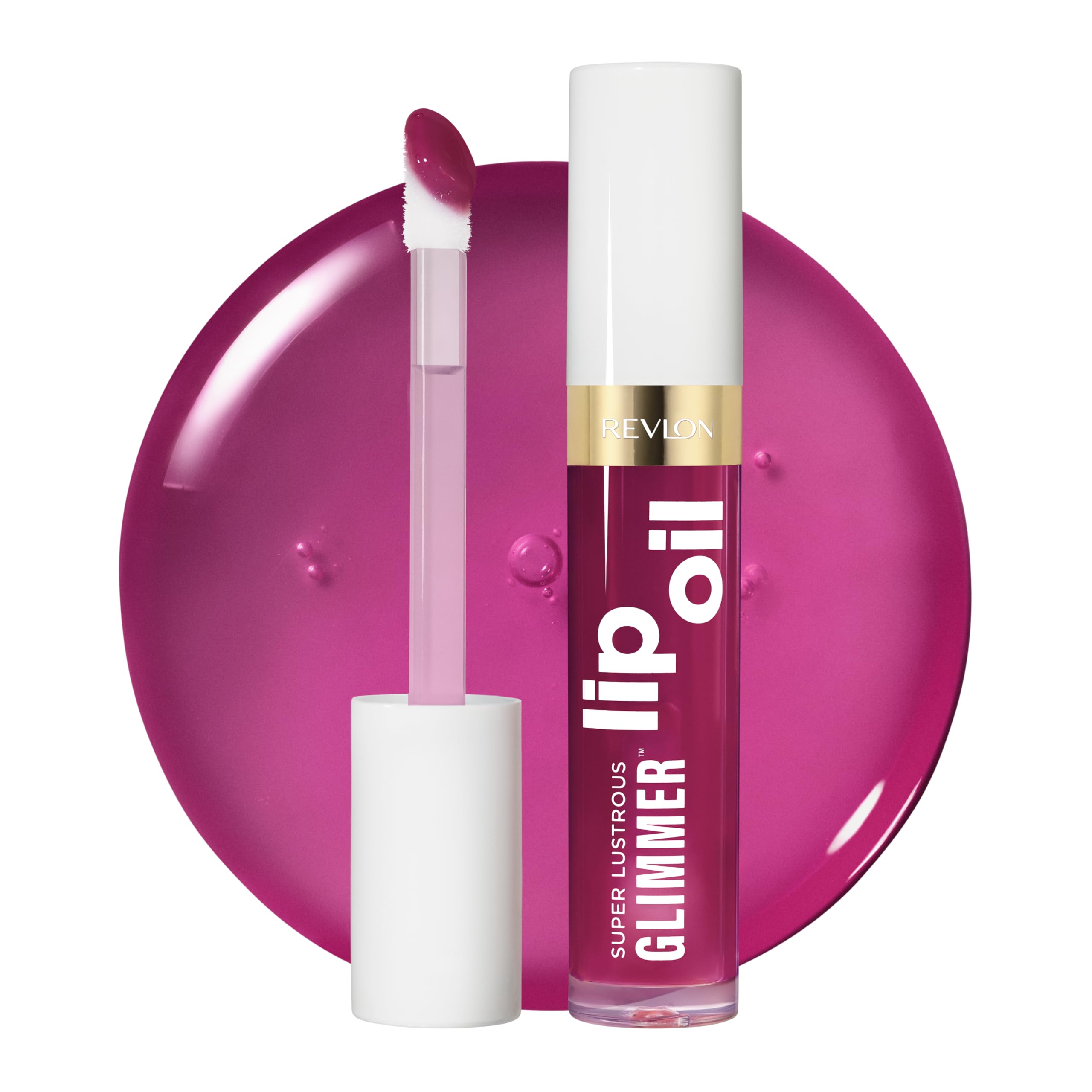 Aceite Labial Revlon Super Lustrous Glimmer 006 Plum Pop 4 Ml - Venta Internacional.