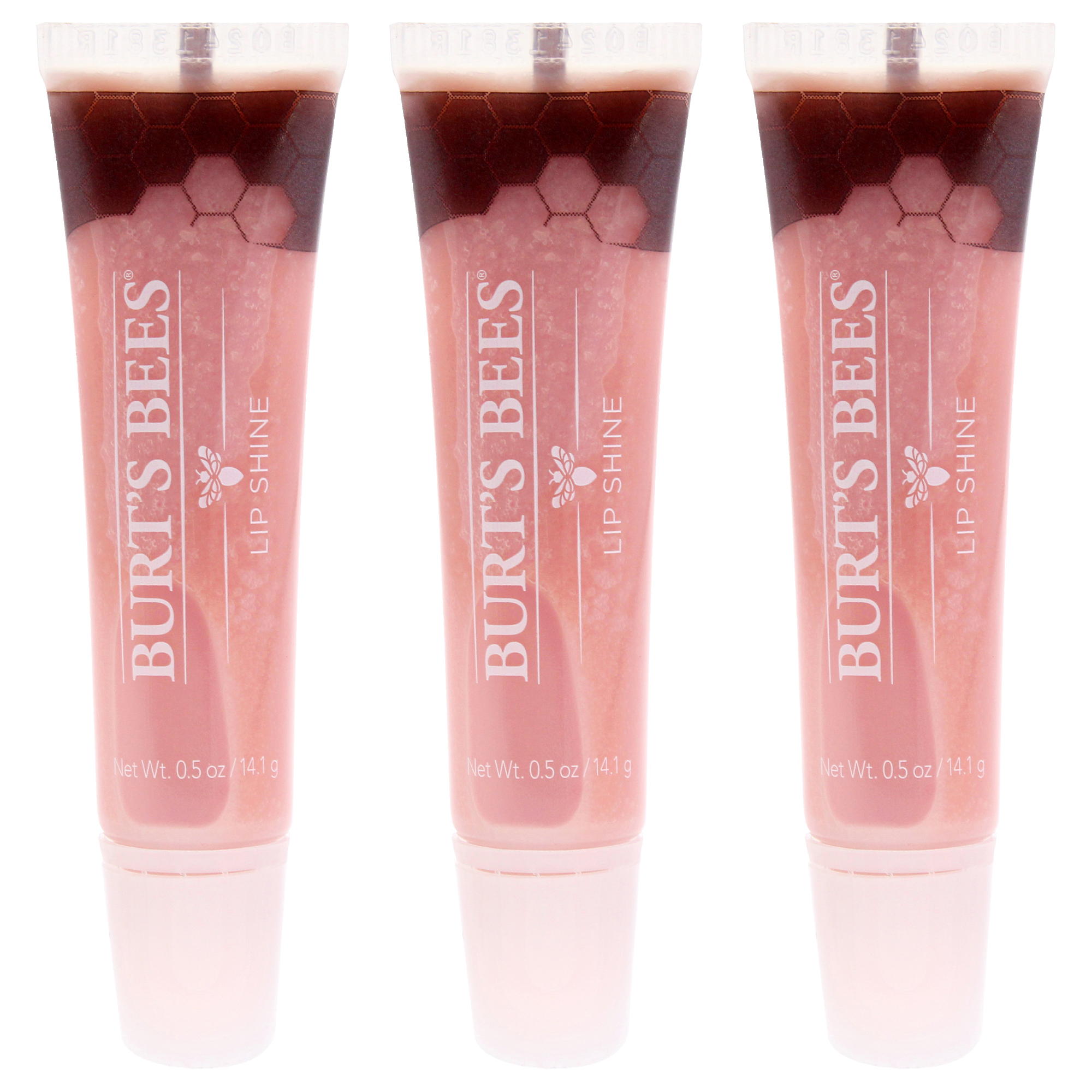 Lip Shine Burts Bees 010 Whisper  Paquete De 3 - Venta Internacional.
