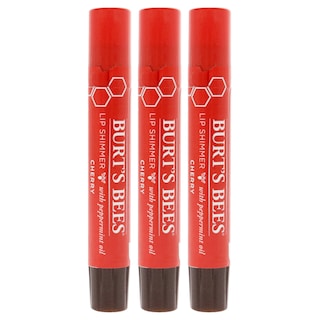 Foto 1 | Lip Shimmer Burts Bees Cherry Paquete De 3 - Venta Internacional.