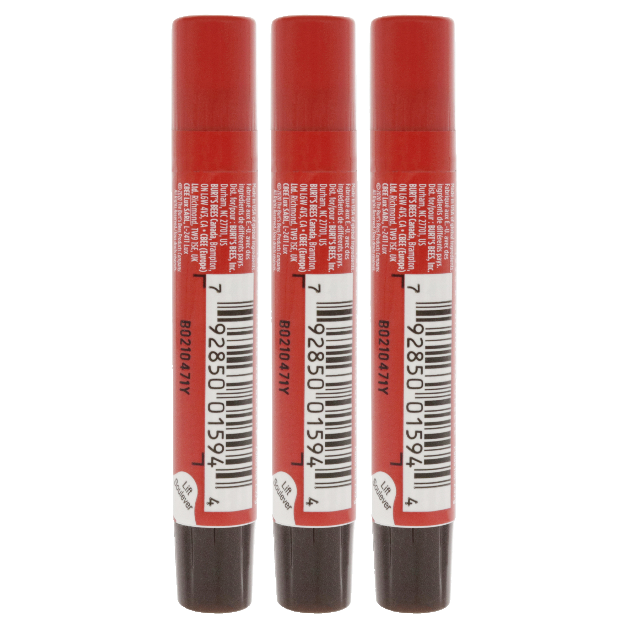Foto 3 pulgar | Lip Shimmer Burts Bees Cherry  Paquete De 3 - Venta Internacional.