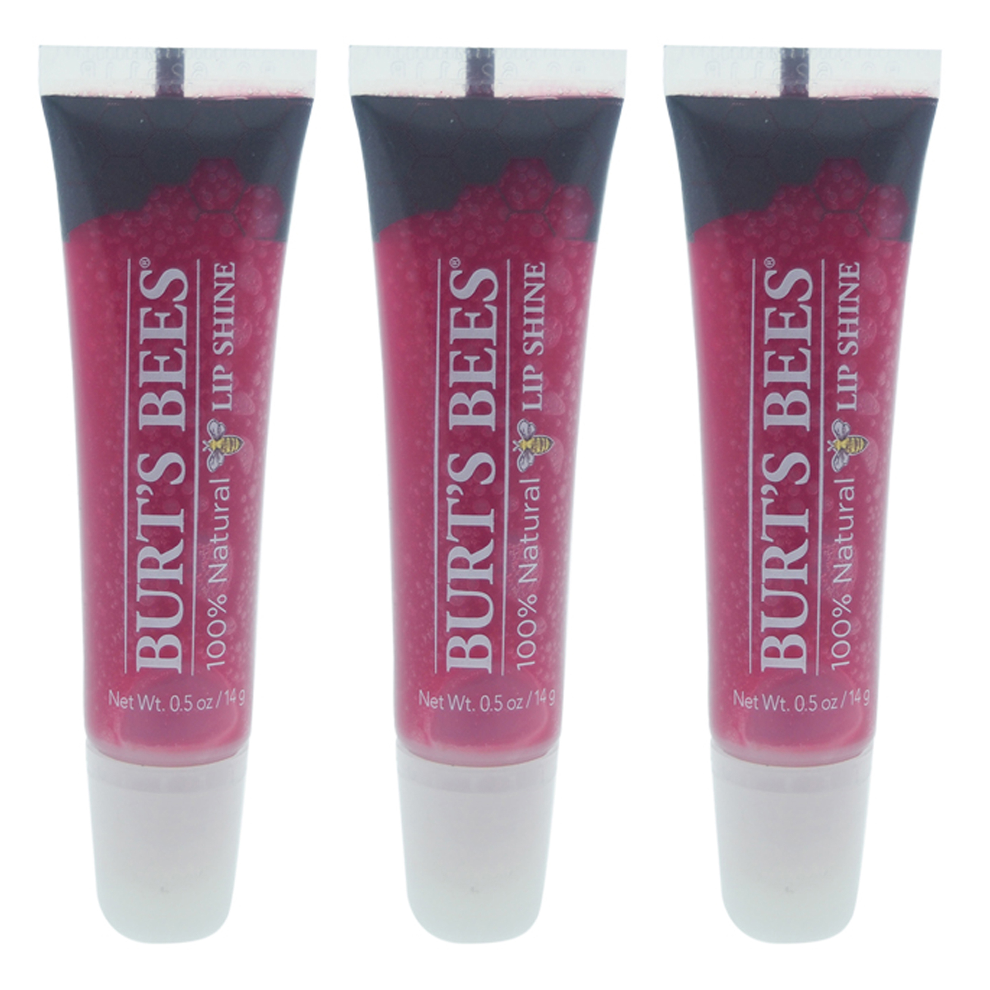 Lip Shine Burts Bees Pucker 050  Paquete De 3 - Venta Internacional.