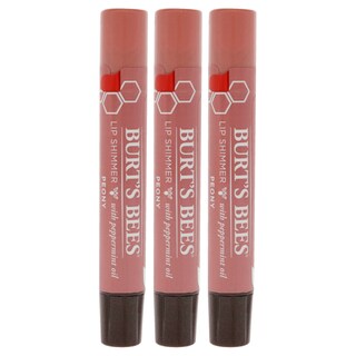 Foto 1 | Peonía Lip Shimmer Burts Bees Paquete De 3 - Venta Internacional.