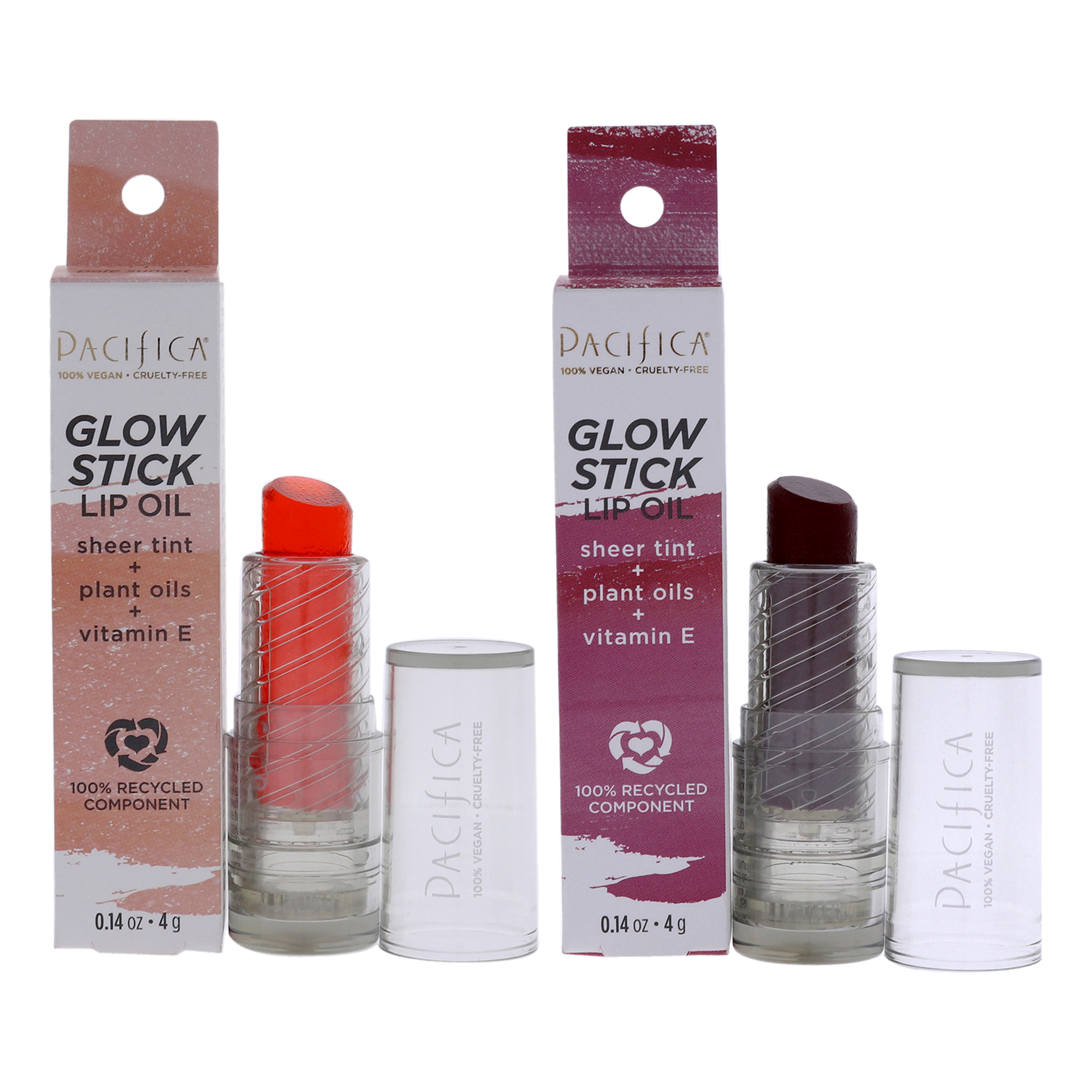 Kit De Aceites Labiales Pacifica Glow Stick  2 Unidades - Venta Internacional.