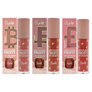 Foto 1 | Kit De Laca De Labios Rude Cosmetics High Gloss Profit 3 Piezas - Venta Internacional.