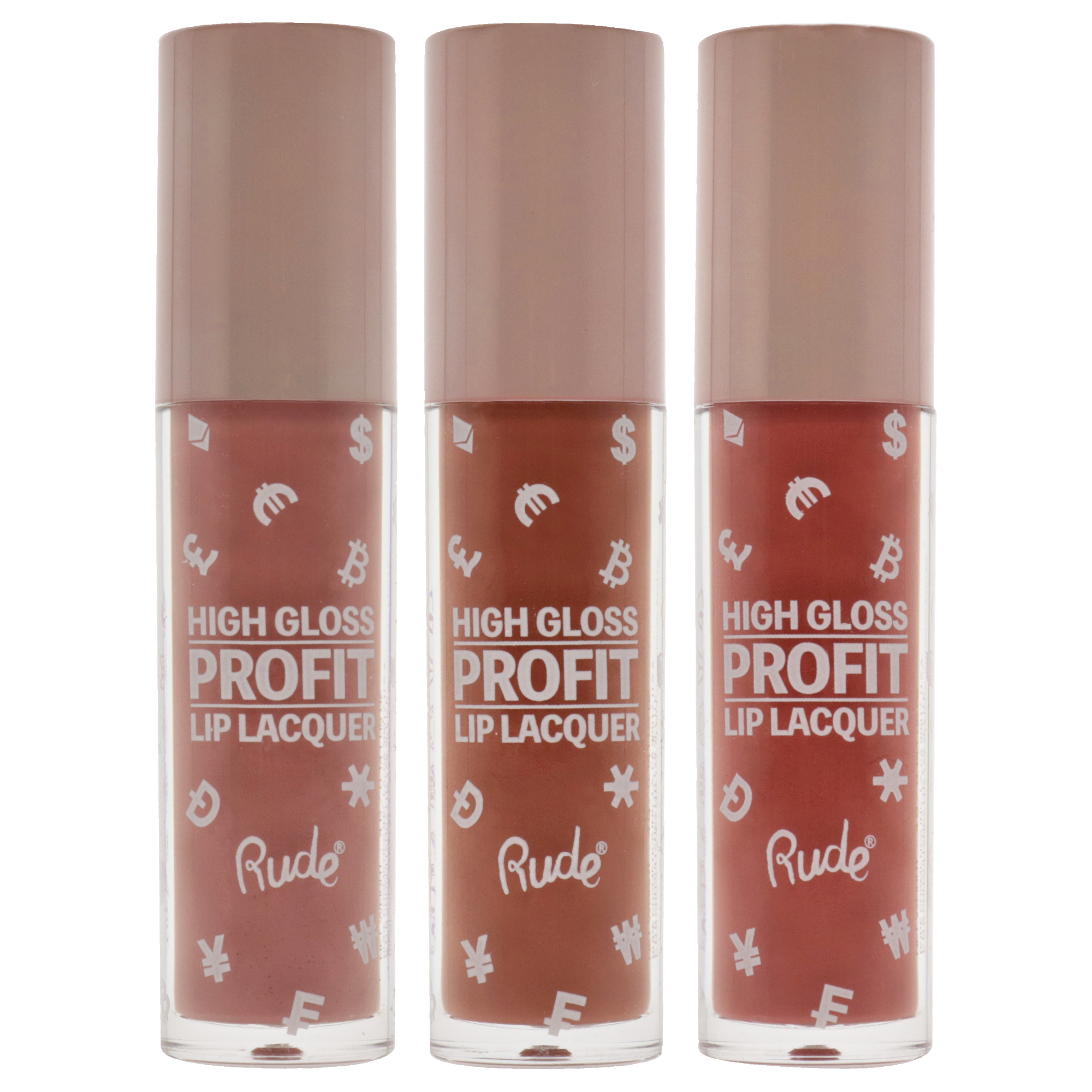Foto 3 pulgar | Kit De Laca De Labios Rude Cosmetics High Gloss Profit  3 Piezas - Venta Internacional.
