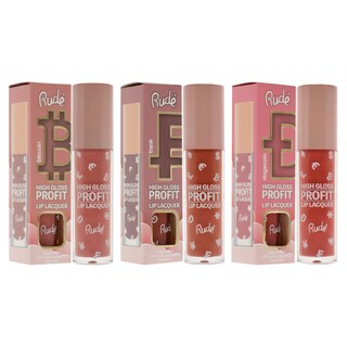Foto 3 | Kit De Laca De Labios Rude Cosmetics High Gloss Profit 3 Piezas - Venta Internacional.