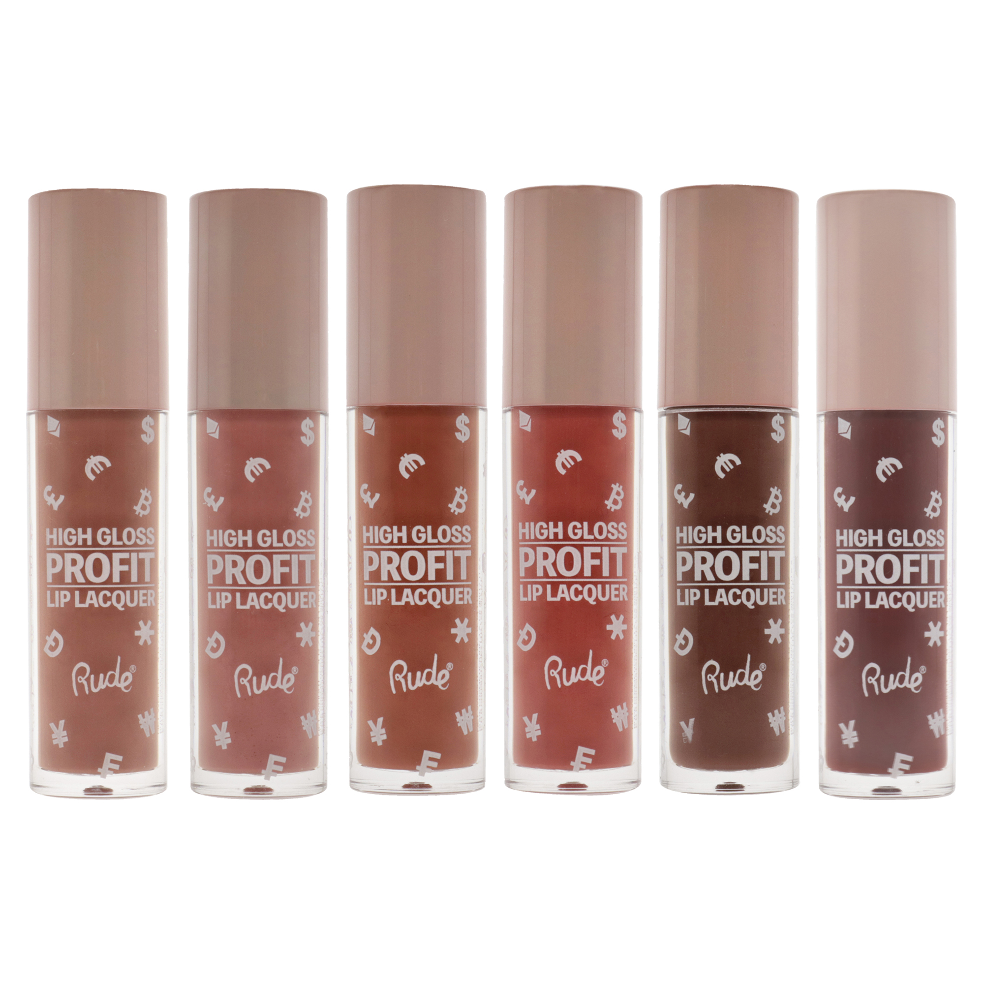 Foto 2 | Kit De Laca De Labios Rude Cosmetics High Gloss Profit  6 Unidades - Venta Internacional.