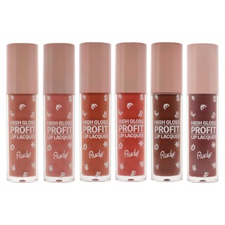 Foto 2 | Kit De Laca De Labios Rude Cosmetics High Gloss Profit 6 Unidades - Venta Internacional.
