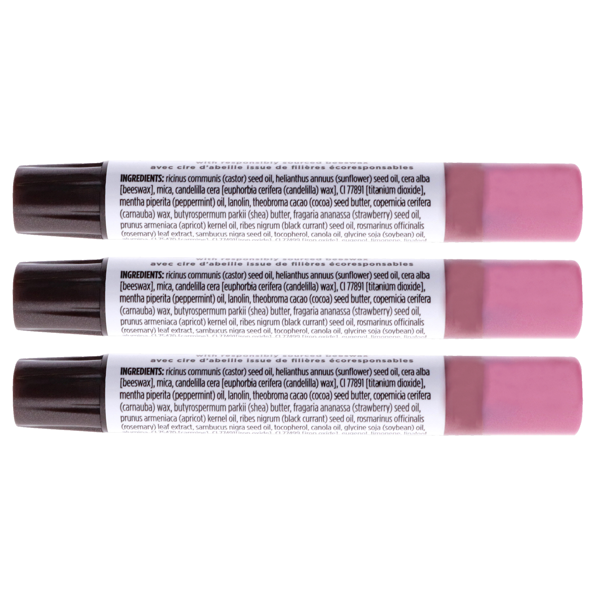 Foto 2 | Sandía Lip Shimmer Burts Bees  Paquete De 3 - Venta Internacional.