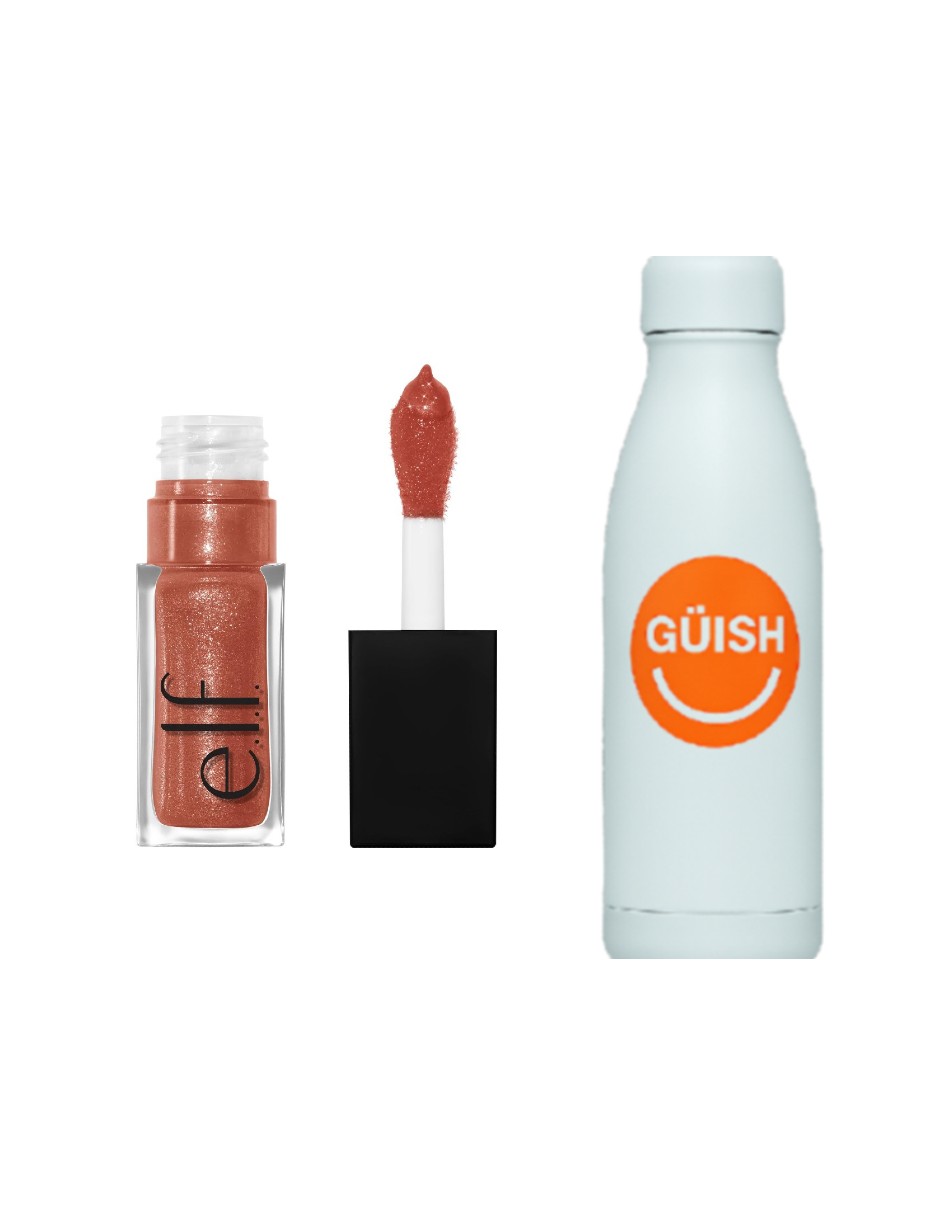 Glow Reviver Lip Oil Super Natural E.l.f. + Gratis Termo Güish De Regalo