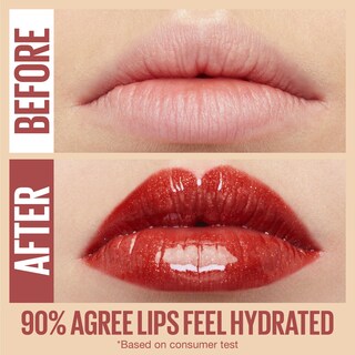 Foto 3 | Brillo De Labios Maybelline Lifter Gloss Hidratante Con Ácido Hialurónico - Venta Internacional.