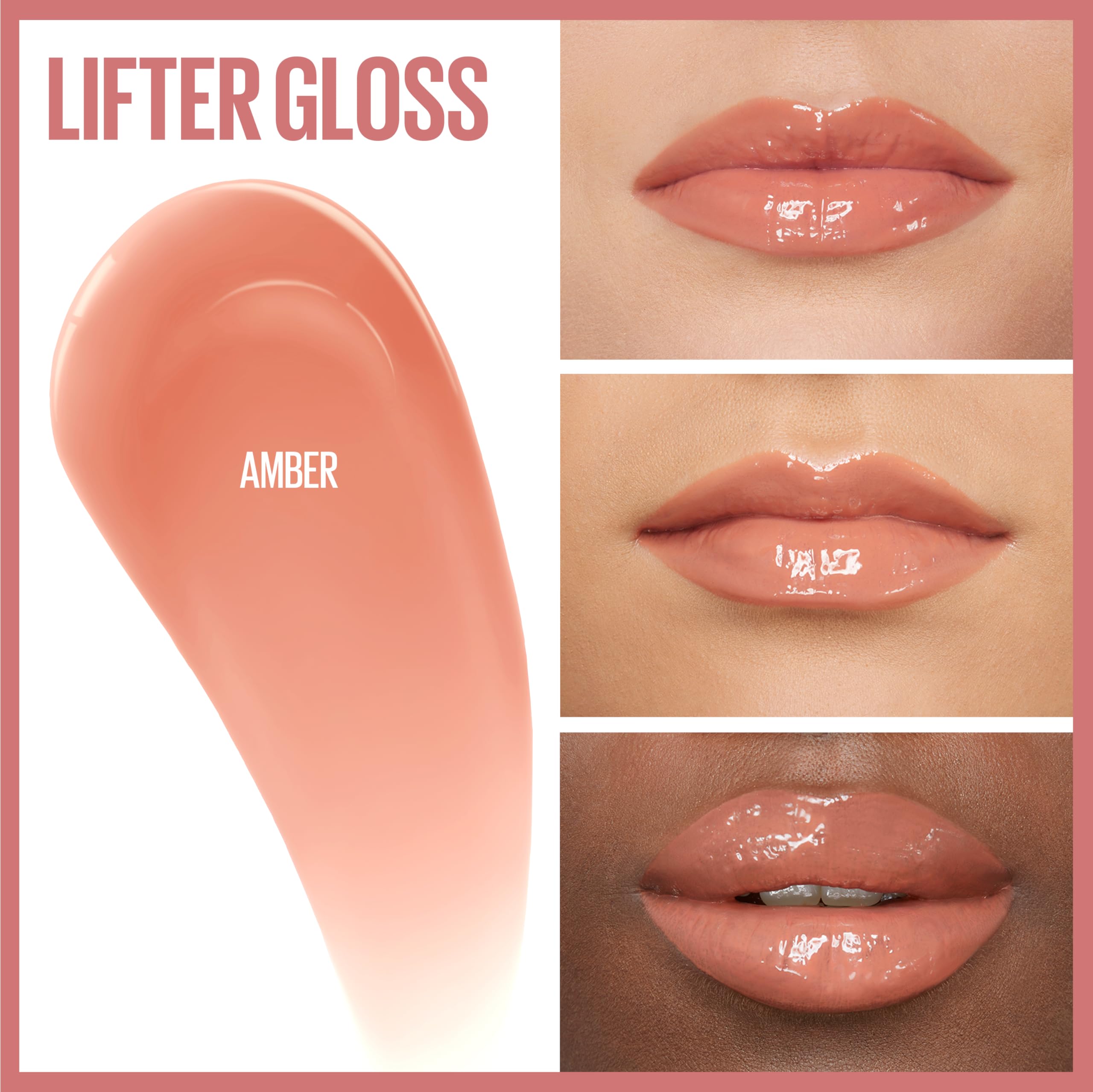 Foto 5 | Brillo De Labios Maybelline Lifter Gloss Hydrating Amber  5 Ml - Venta Internacional.