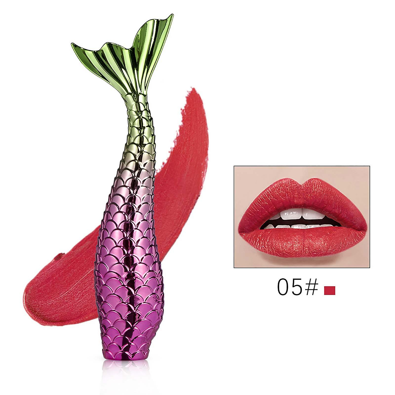 Foto 3 pulgar | Brillo De Labios Huoguo Mermaid Matte Antiadherente Que No Se Decolora - Venta Internacional.