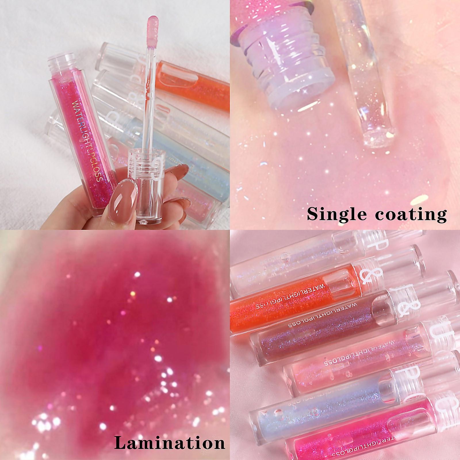 Brillo De Labios Huoguo Transparent Moisturizing Shimmering Pearl - Venta Internacional. $429