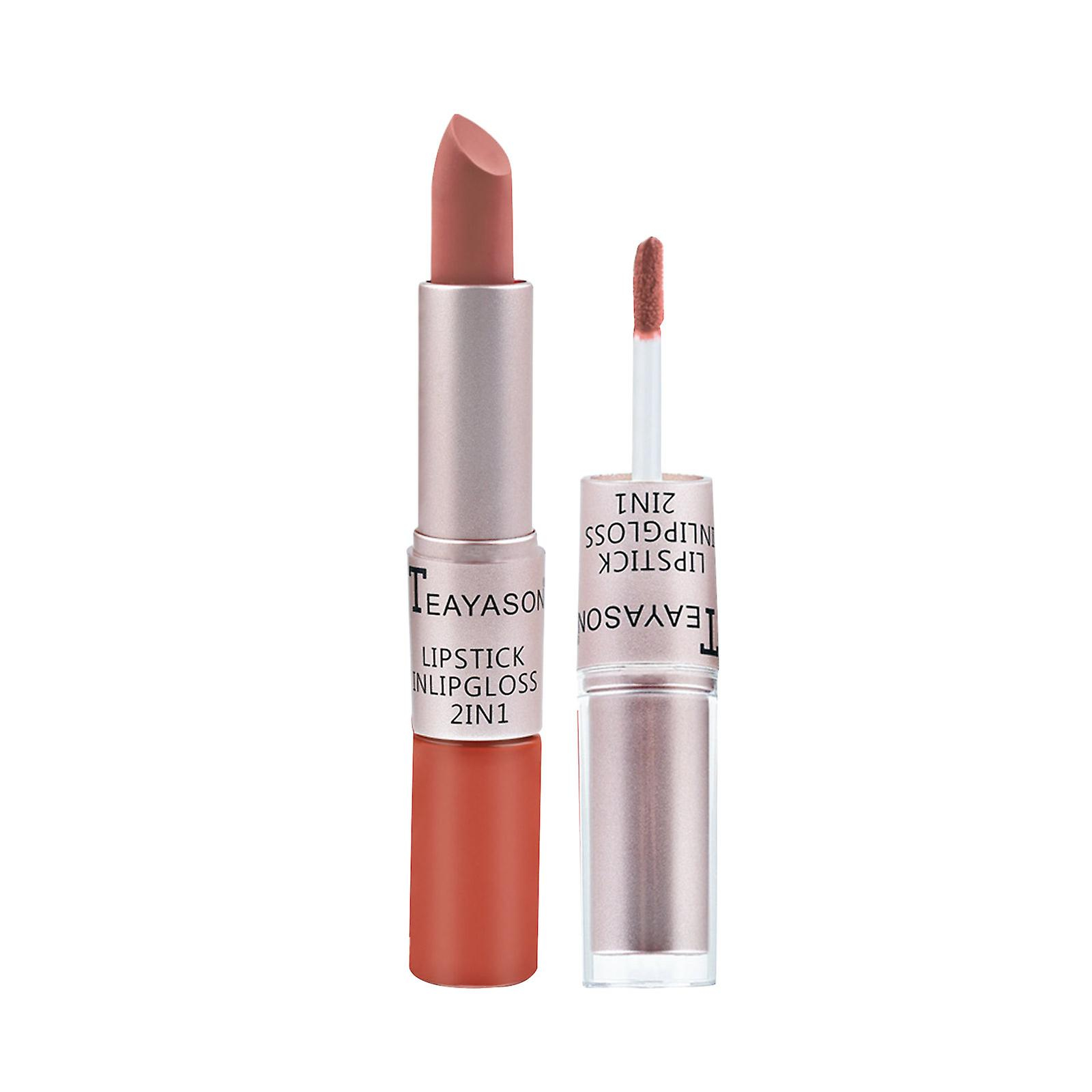 Foto 2 pulgar | Brillo De Labios Mate Mate De Doble Cabezal De 12 Colores Lipstick Huoguo - Venta Internacional.