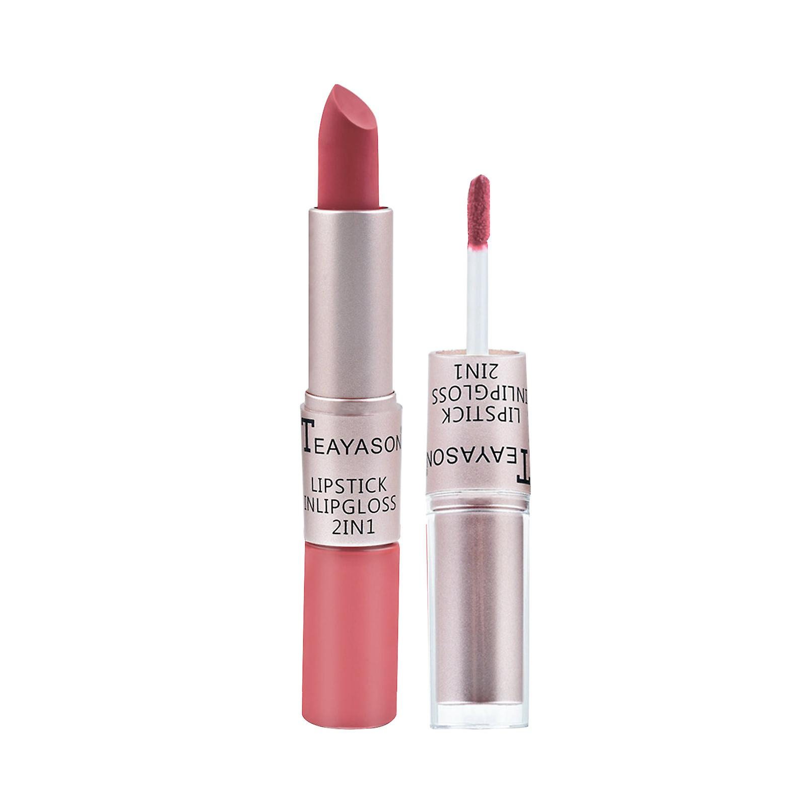 Foto 2 pulgar | Brillo De Labios Mate Mate De Doble Cabezal De 12 Colores Lipstick Huoguo - Venta Internacional.