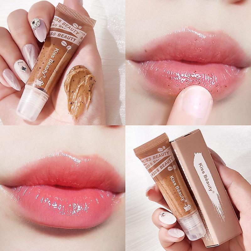 Foto 3 | Exfoliante Lip Glaze Coffee Scrub Pintalabios Hidratante De - Venta Internacional.