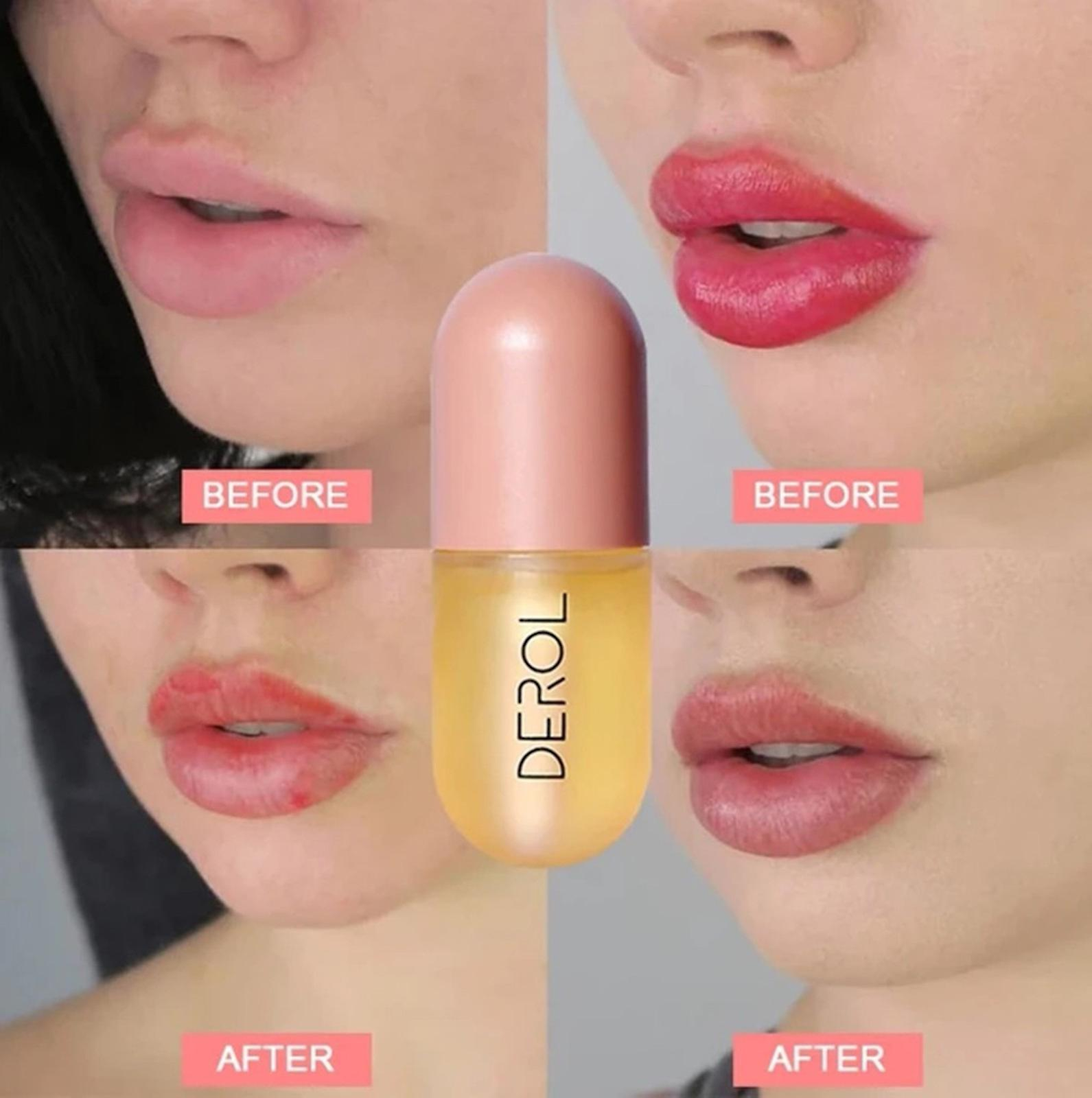 Foto 3 | Sérum Labial Huoguo Con Extractos Vegetales Que Dan Volumen A 5.5 Ml Con Vitamina E - Venta Internacional.